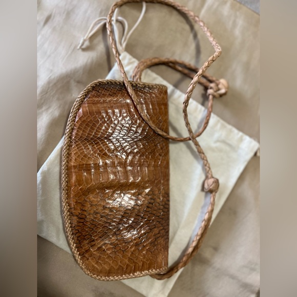 Vintage snake skin shoulder bag - Picture 4 of 7